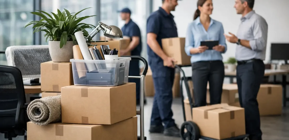 Como organizar mudança comercial sem parar